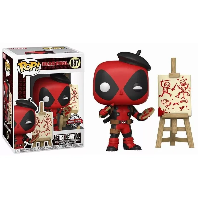 Funko Pop! Marvel Deadpool - Artist Deadpool figura 887 Exkluzív ajánlat