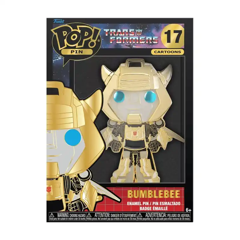 Outlet Funko Pop! Cartoons Transformers - Bumblebee 17 Large Enamel Pin