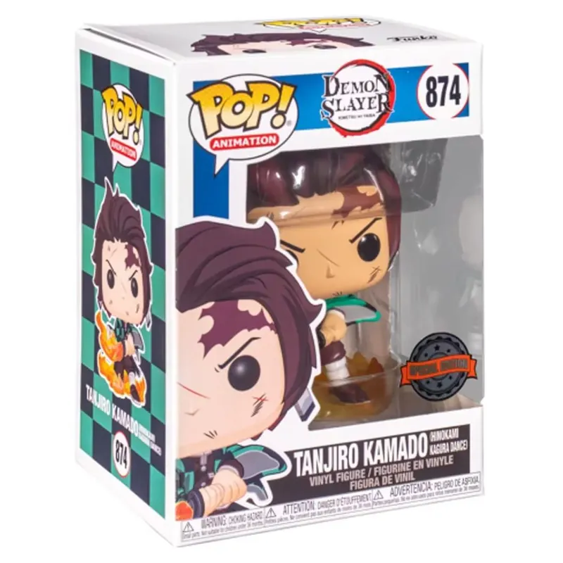 Funko POP! Animation DemonSlayer - Tanjiro (GW) figura 874 Ne maradj le
